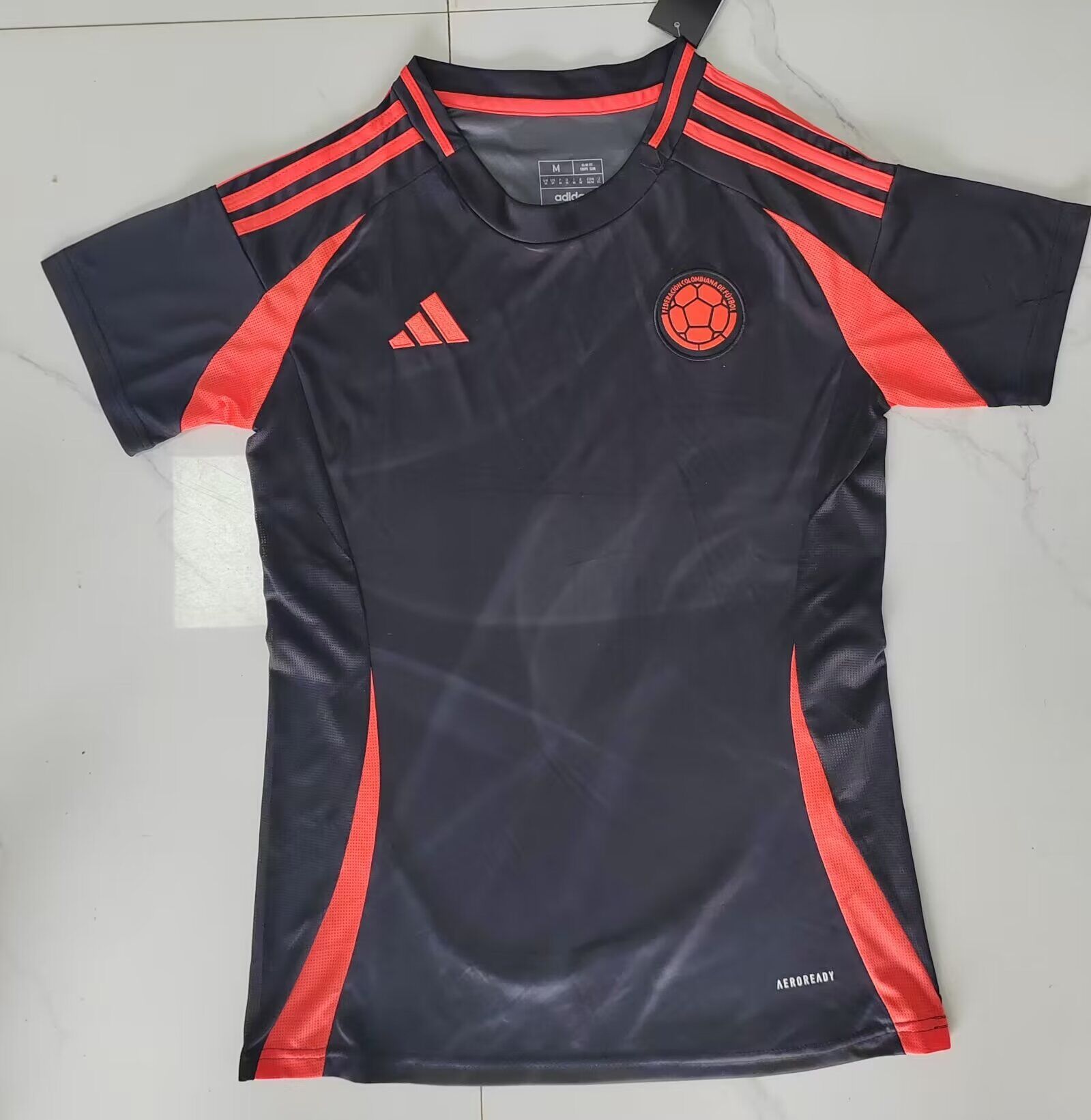 AAA Quality Colombia Woman 2024 Away Black Soccer Jersey